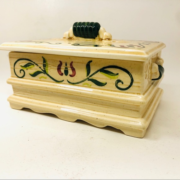 Metlox Poppytrail Homestead Provincial Box 1950s - Picture 13 of 14